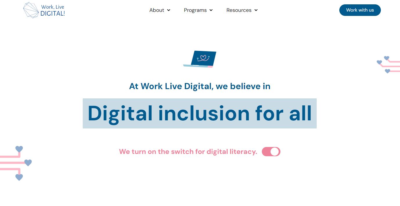 Work Live Digital Website